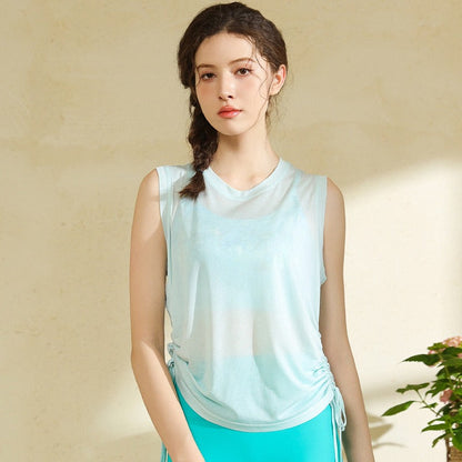 Mesh Quick-Dry Yoga Tank Top | Lightweight Ease & Breathable Flow