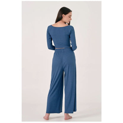 Wide-Leg Flow Yoga Pants | Relaxed Drape & Everyday Ease