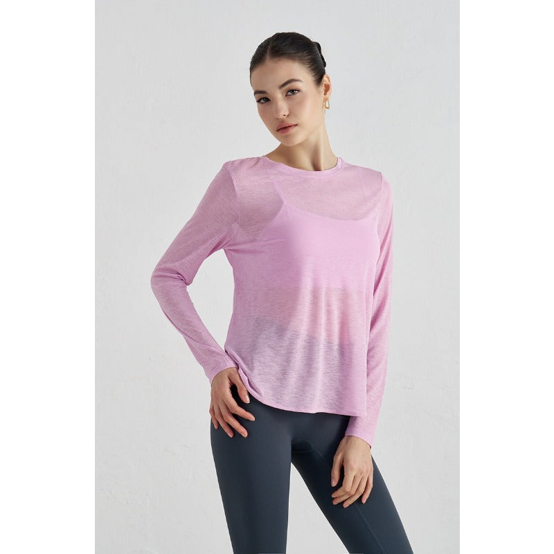 Airy Cross Open-Back Yoga Cover-Up | Light Layers for Studio & Daily Life