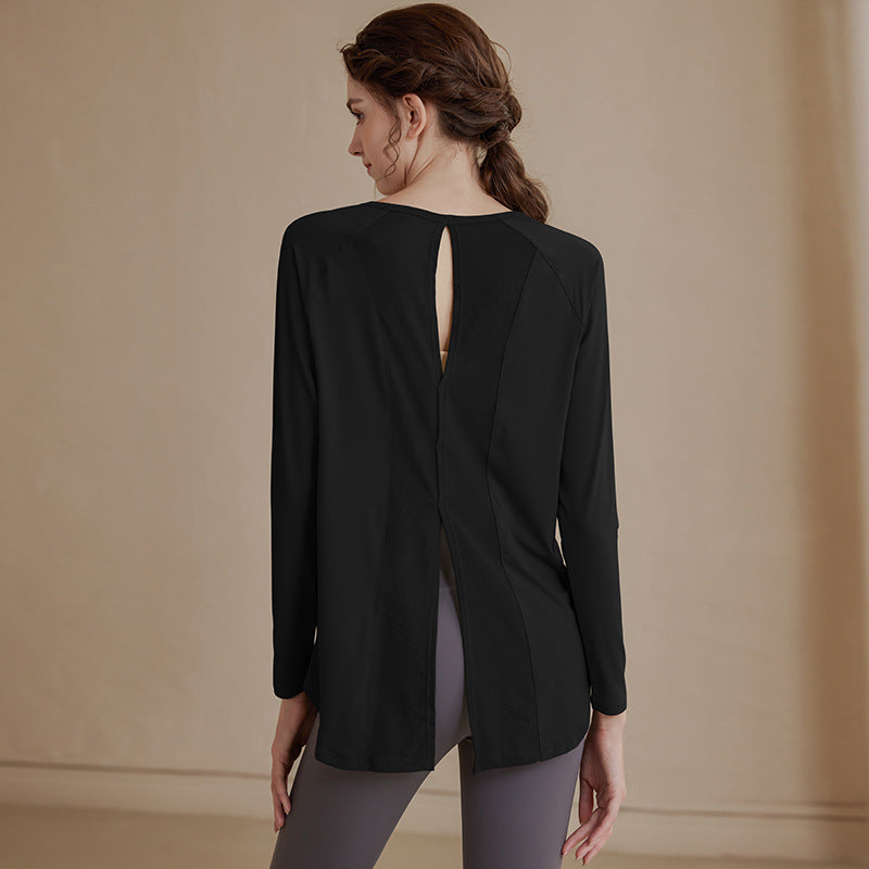 Mesh Relaxed Yoga Cover-Up