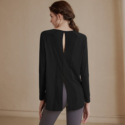 Mesh Relaxed Yoga Cover-Up