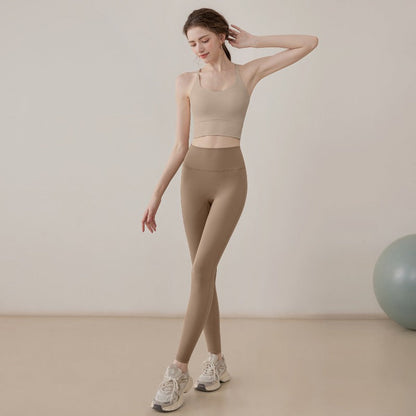 Cross Yoga Sports Bra | Soft Support & Natural Hold