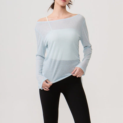 Airy Drape Relaxed Yoga Top | Soft Movement & Everyday Ease