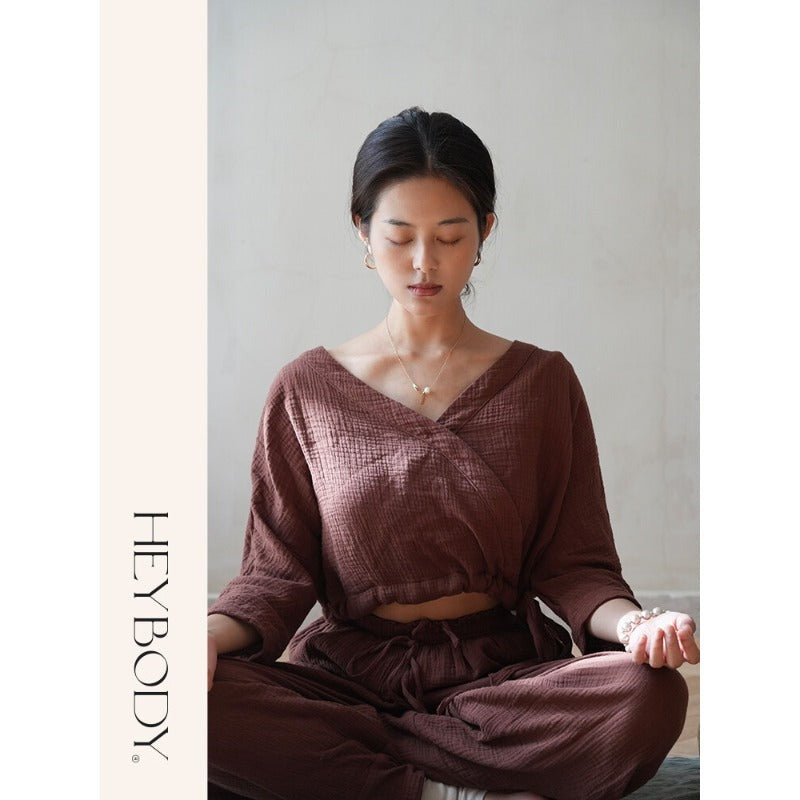 Cotton Yoga Set | Coordinated Comfort & Support