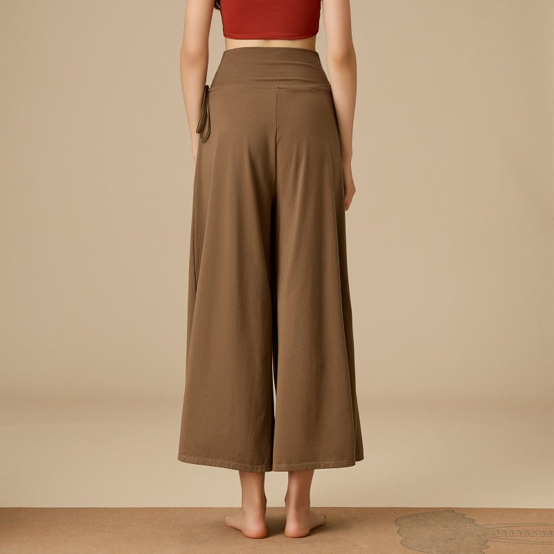 Wide-Leg Flow Yoga Pants | Relaxed Drape & Everyday Ease