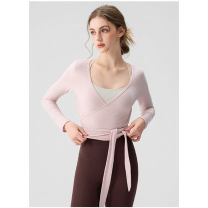 Cross V-Neck Yoga Wear | Mindful Movement & Daily Ease