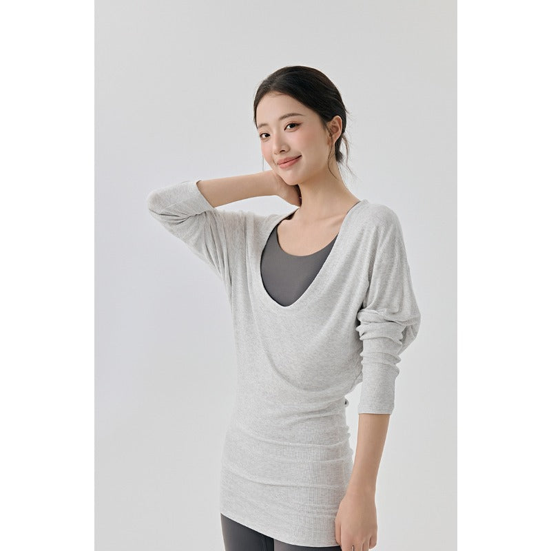 Drape Relaxed Yoga Top | Soft Movement & Everyday Ease