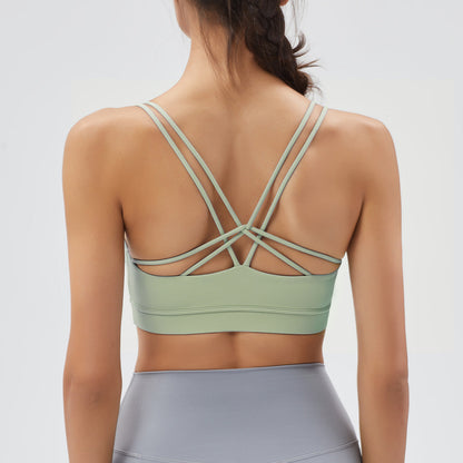 Cross Yoga Sports Bra | Soft Support & Natural Hold
