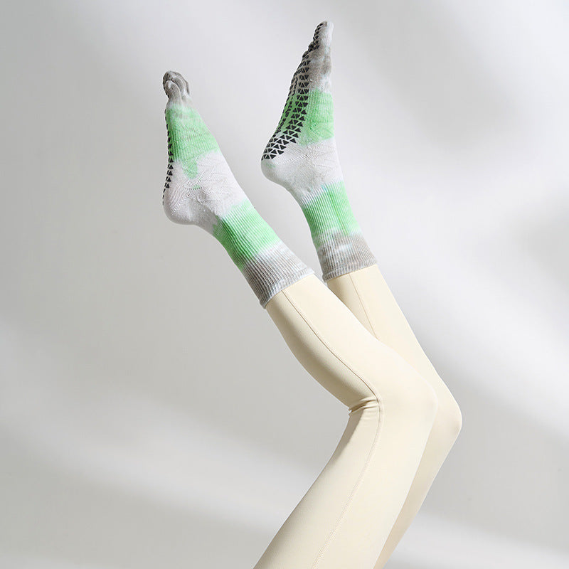 Non-Slip Five-Toe Yoga Socks | Grounded Grip & Barefoot Feel
