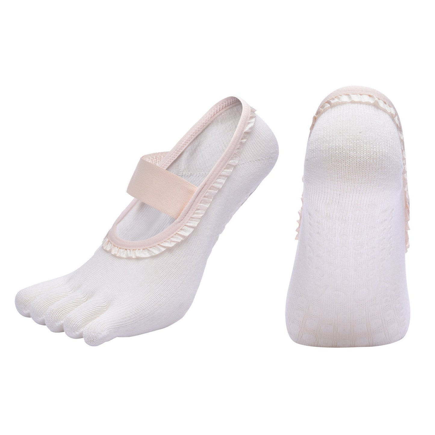 Non-Slip Five-Toe Yoga Socks | Grounded Grip & Barefoot Feel