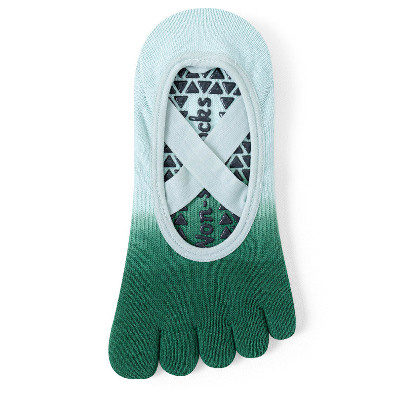Non-Slip Five-Toe Yoga Socks | Grounded Grip & Barefoot Feel