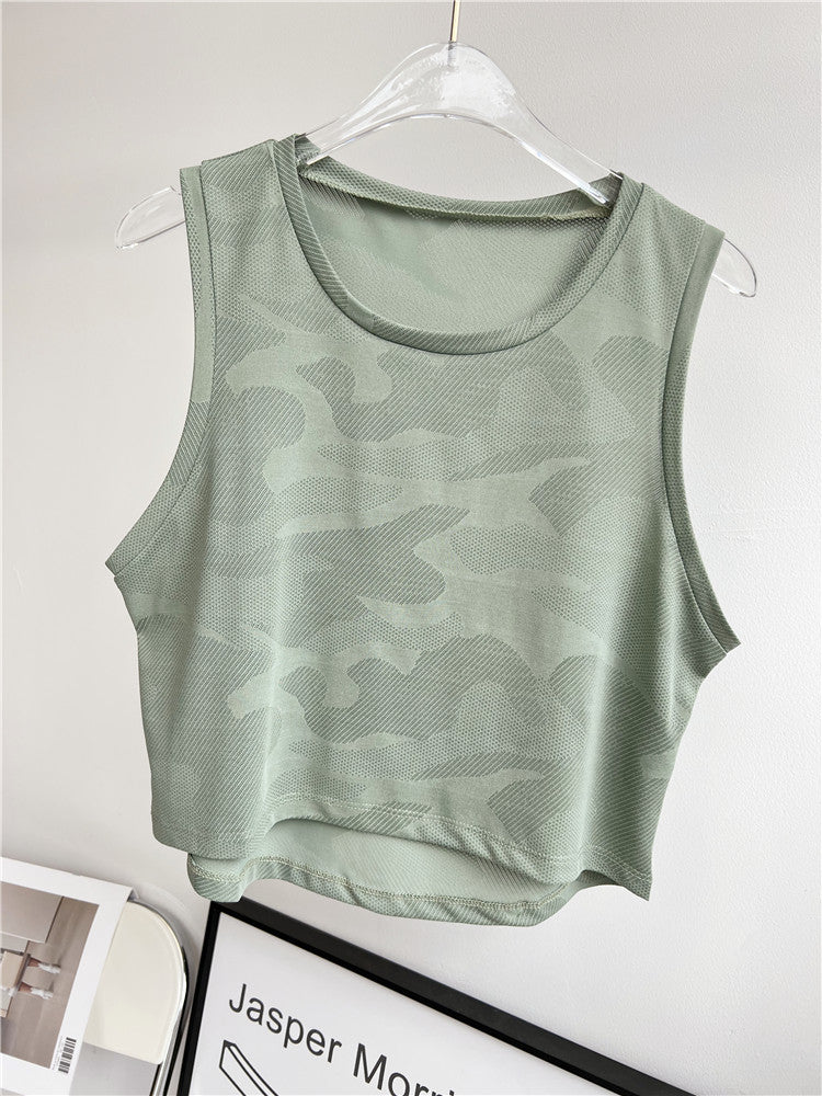 Airy Relaxed Printed Yoga Tank Top | Lightweight Ease & Breathable Flow