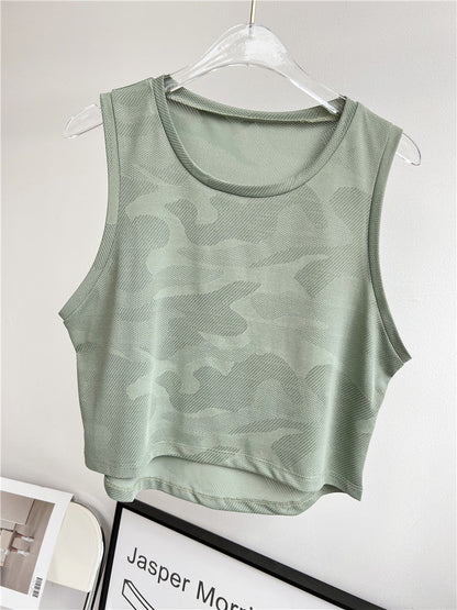 Airy Relaxed Printed Yoga Tank Top | Lightweight Ease & Breathable Flow