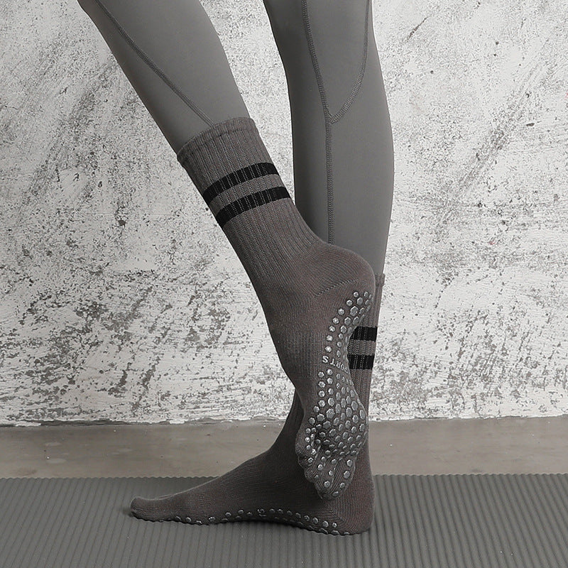 Non-Slip Five-Toe Yoga Socks | Grounded Grip & Barefoot Feel