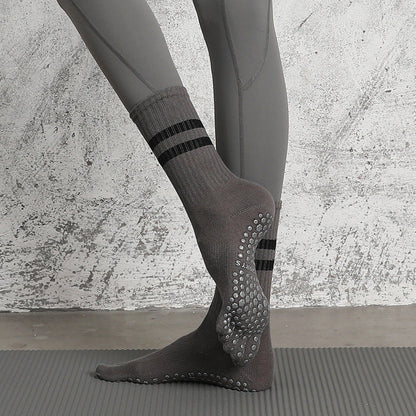 Non-Slip Five-Toe Yoga Socks | Grounded Grip & Barefoot Feel