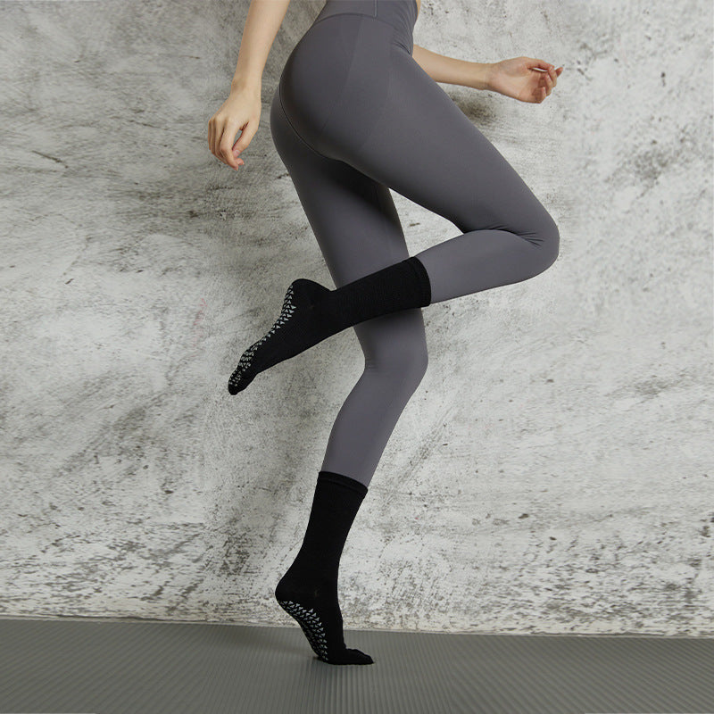 Non-Slip Five-Toe Yoga Socks | Grounded Grip & Barefoot Feel