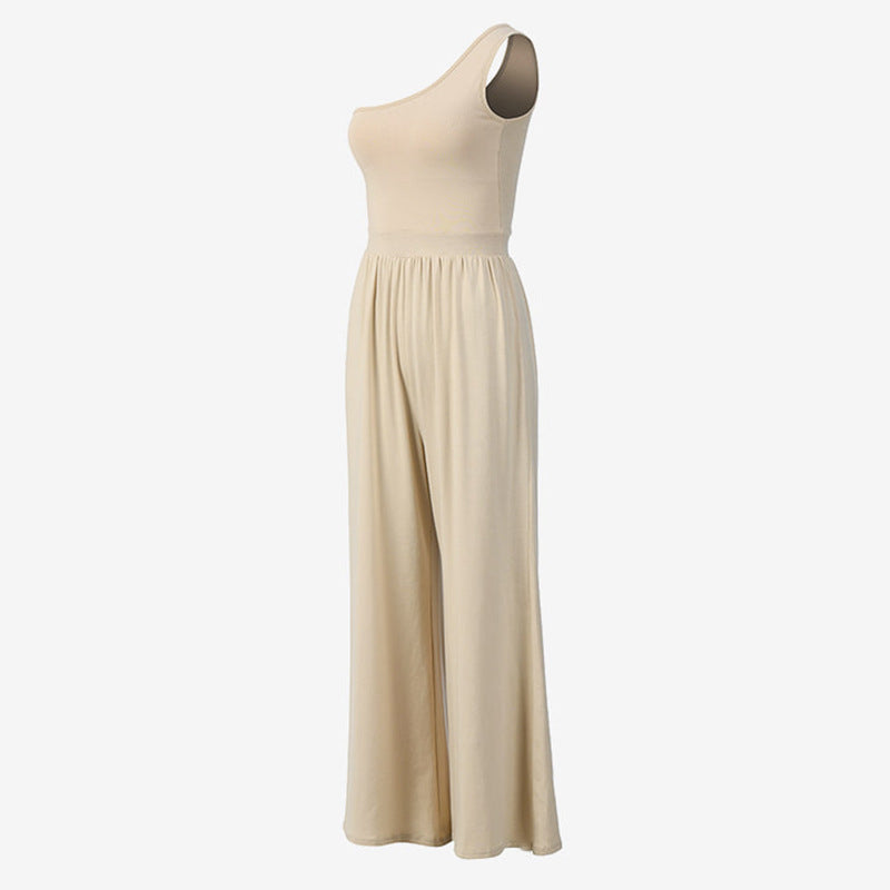 One-Shoulder Yoga Jumpsuit | Clean Fit & Effortless Movement