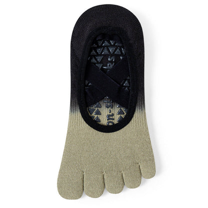 Non-Slip Five-Toe Yoga Socks | Grounded Grip & Barefoot Feel