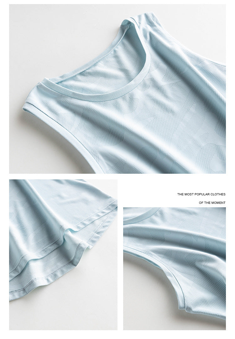 Airy Relaxed Printed Yoga Tank Top | Lightweight Ease & Breathable Flow