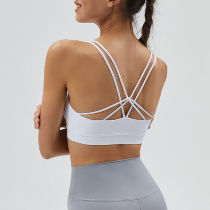 Cross Yoga Sports Bra | Soft Support & Natural Hold