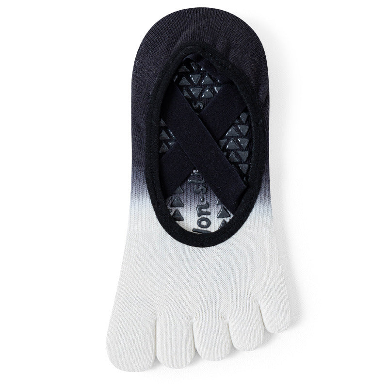 Non-Slip Five-Toe Yoga Socks | Grounded Grip & Barefoot Feel