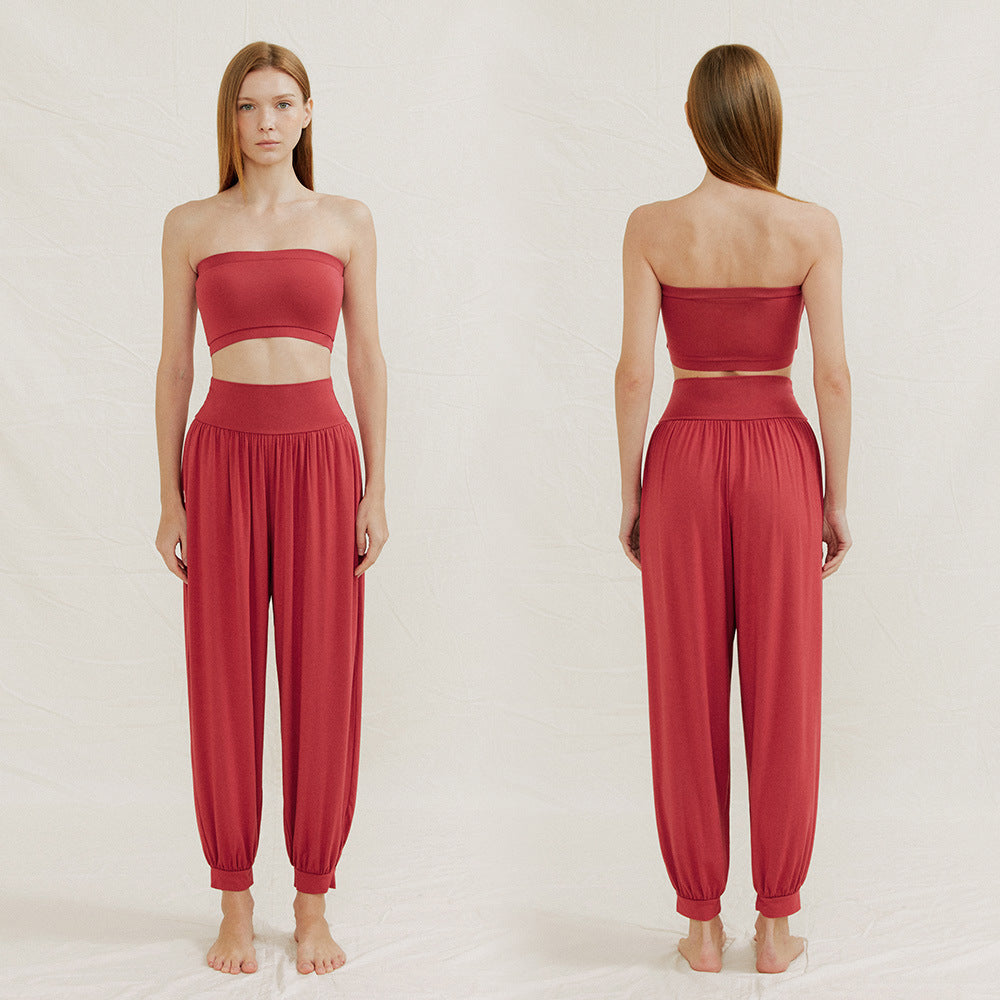 Wide-Leg Flow Yoga Set | Soft Structure & Everyday Ease