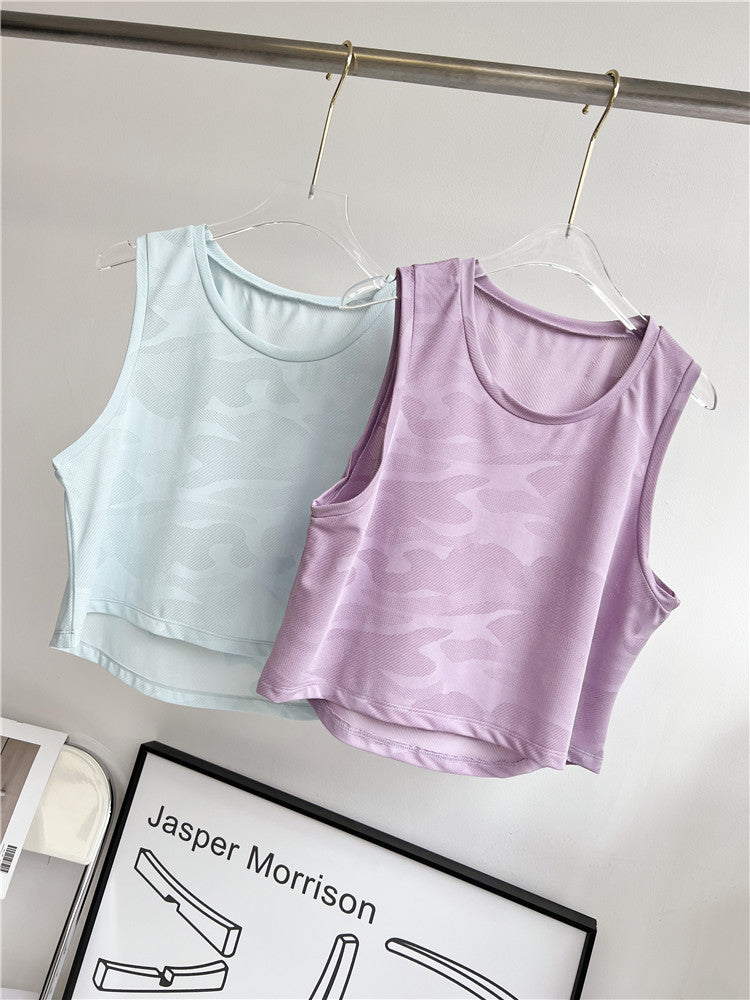 Airy Relaxed Printed Yoga Tank Top | Lightweight Ease & Breathable Flow