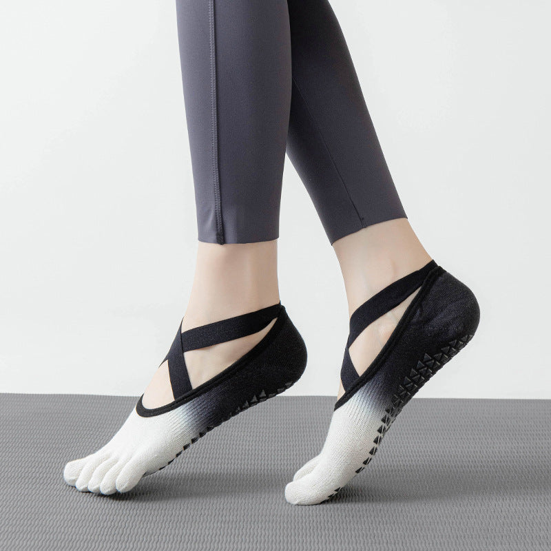 Non-Slip Five-Toe Yoga Socks