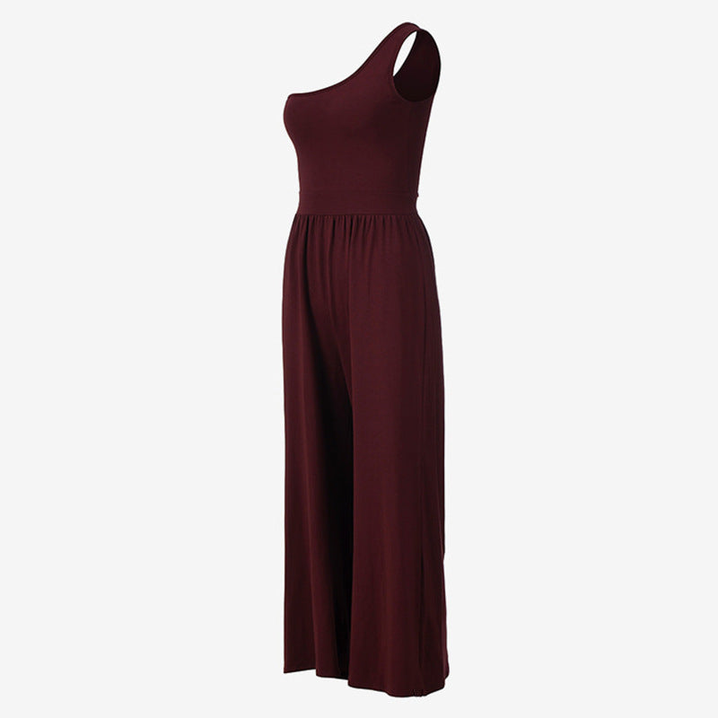 One-Shoulder Yoga Jumpsuit | Clean Fit & Effortless Movement