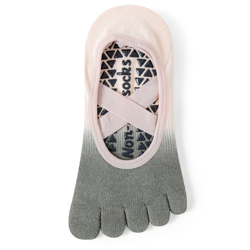 Non-Slip Five-Toe Yoga Socks | Grounded Grip & Barefoot Feel