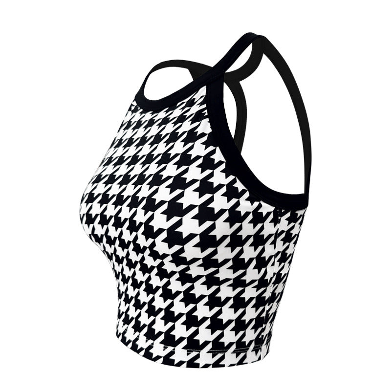 Printed Yoga Bra Top | Soft Support & Natural Hold