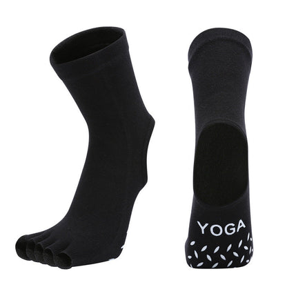 Non-Slip Five-Toe Yoga Socks | Grounded Grip & Barefoot Feel