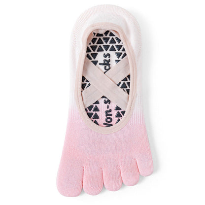 Non-Slip Five-Toe Yoga Socks | Grounded Grip & Barefoot Feel