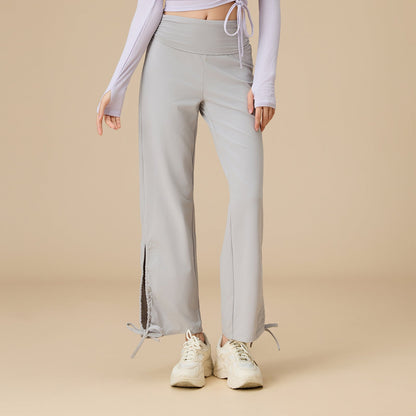 Wide-Leg High-Waisted Flow Yoga Pants | Relaxed Drape & Everyday Ease