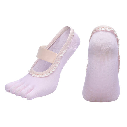 Non-Slip Five-Toe Yoga Socks | Grounded Grip & Barefoot Feel