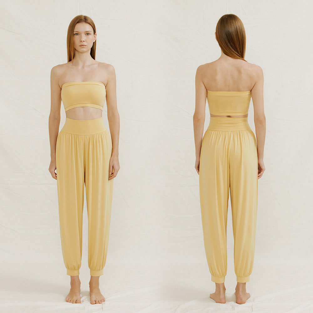 Wide-Leg Flow Yoga Set | Soft Structure & Everyday Ease