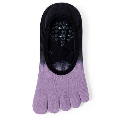 Non-Slip Five-Toe Yoga Socks | Grounded Grip & Barefoot Feel
