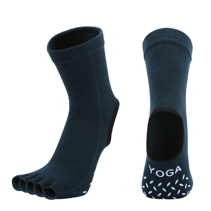 Non-Slip Five-Toe Yoga Socks | Grounded Grip & Barefoot Feel