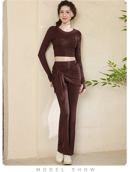 Flare Yoga Set | Coordinated Comfort & Support
