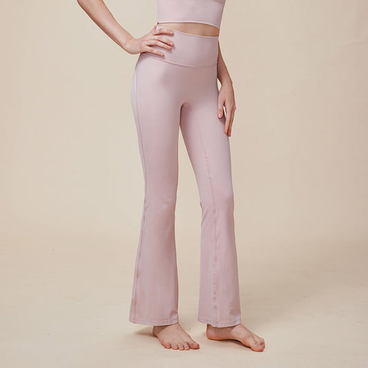 Cross High-Waisted Flare Yoga Pants