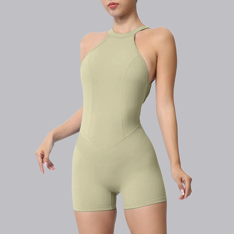 Open-Back Yoga Jumpsuit