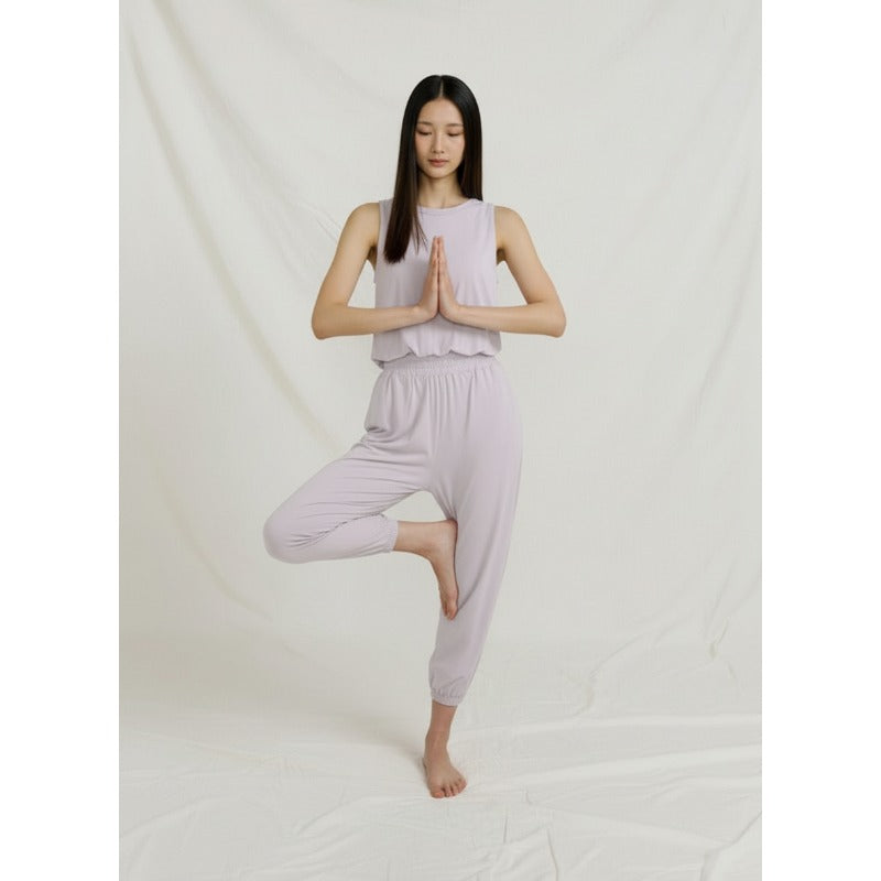 Jogger Open-Back Yoga Jumpsuit | Clean Fit & Effortless Movement