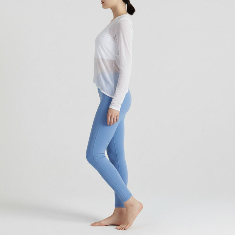 Airy Cross Open-Back Yoga Cover-Up | Light Layers for Studio & Daily Life