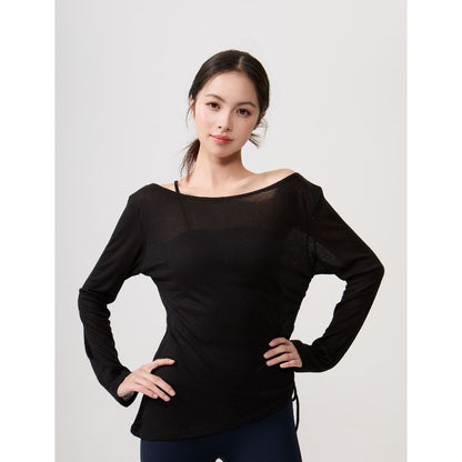 Airy Drape Relaxed Yoga Top | Soft Movement & Everyday Ease