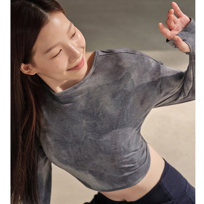 Airy Open-Back Tie-Dye Yoga Top | Soft Movement & Everyday Ease