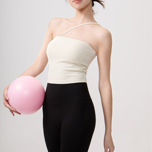 Asymmetric Yoga Bra Top