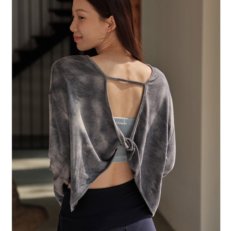Tie-Dye Yoga Cover-Up | Light Layers for Studio & Daily Life
