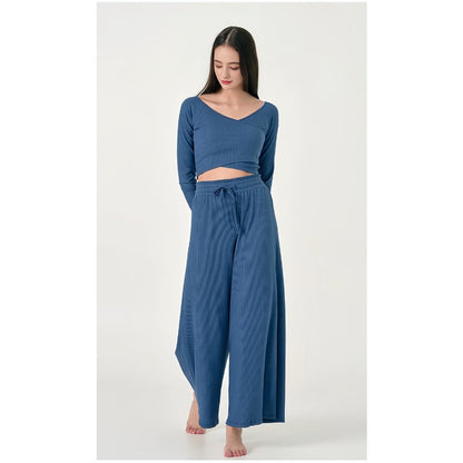 Wide-Leg Flow Yoga Pants | Relaxed Drape & Everyday Ease