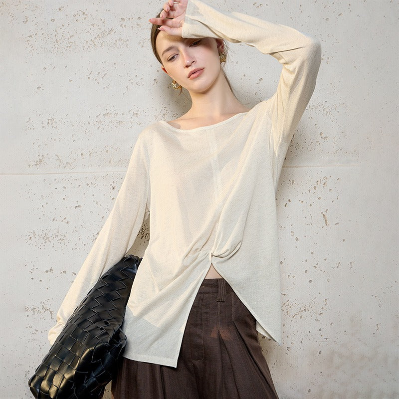 Airy Linen Yoga Cover-Up