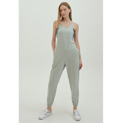 Wide-Leg Relaxed Yoga Jumpsuit | One-Piece Ease & Natural Flow